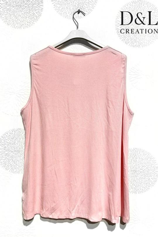 Vests Women Pink D&L CREATION BSQ6318 Efashion Paris