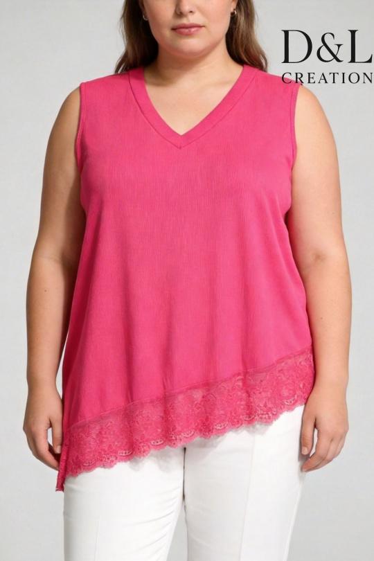 Débardeurs Femme FUCHSIA D&L CREATION BSQ6308 Efashion Paris