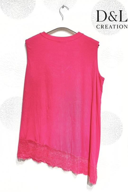 Vests Women FUCHSIA D&L CREATION BSQ6308 Efashion Paris