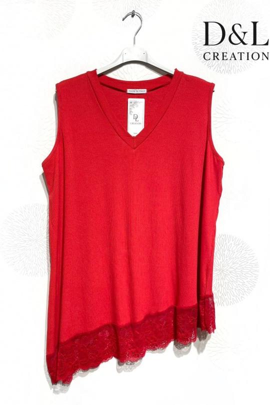 Vests Women FUCHSIA D&L CREATION BSQ6308 Efashion Paris