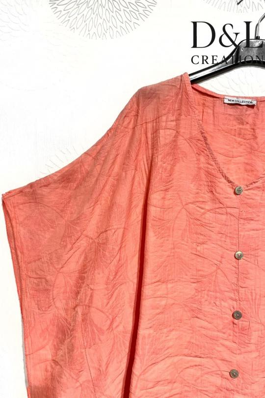 Chemises & blouses Femme Corail D&L CREATION ML26213 Efashion Paris