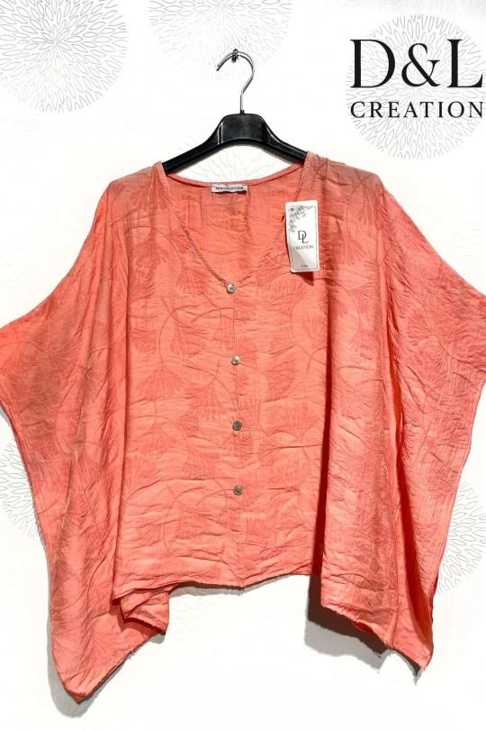 Chemises & blouses Femme Corail D&L CREATION ML26213 Efashion Paris