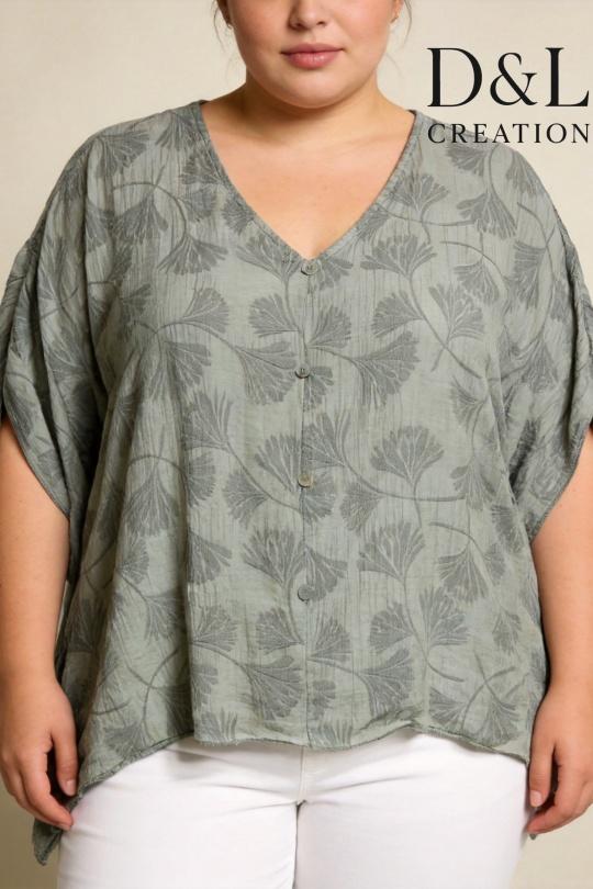 Chemises & blouses Femme Corail D&L CREATION ML26213 Efashion Paris