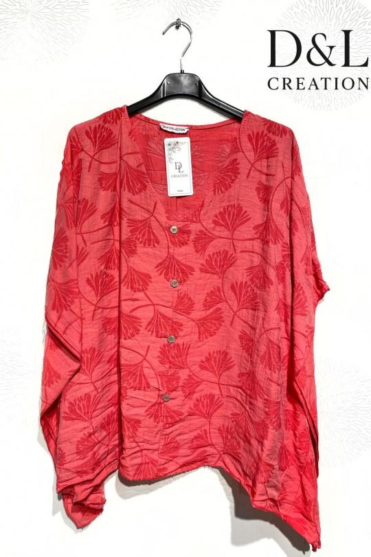 Chemises & blouses Femme Corail D&L CREATION ML26213 Efashion Paris