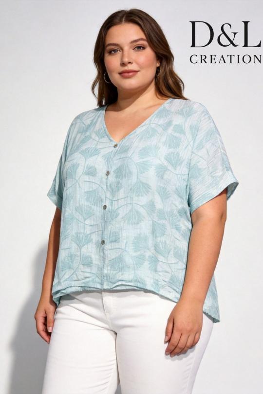 Chemises & blouses Femme Corail D&L CREATION ML26213 Efashion Paris