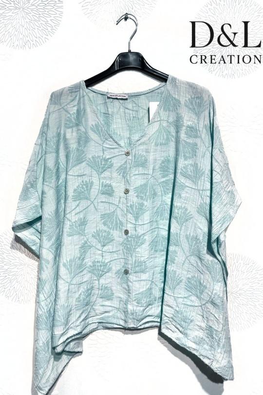 Chemises & blouses Femme Corail D&L CREATION ML26213 Efashion Paris