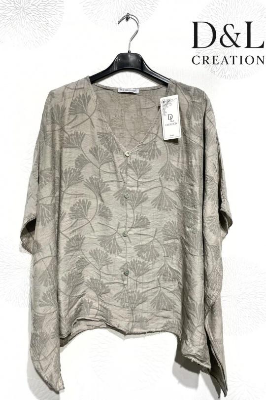 Chemises & blouses Femme Corail D&L CREATION ML26213 Efashion Paris