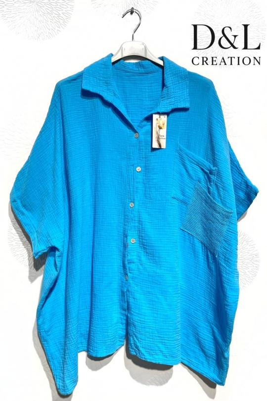 Chemises & blouses Femme Chocolat D&L CREATION RX9972 Efashion Paris