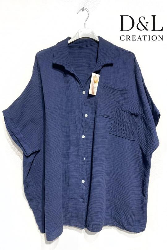 Chemises & blouses Femme Chocolat D&L CREATION RX9972 Efashion Paris