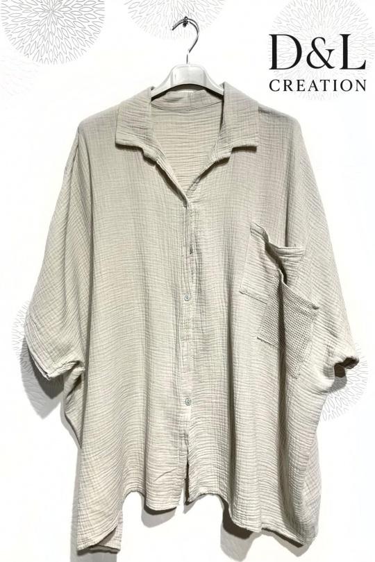 Chemises & blouses Femme Chocolat D&L CREATION RX9972 Efashion Paris