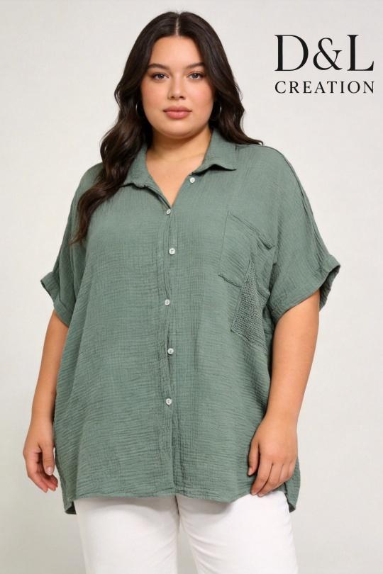 Chemises & blouses Femme Chocolat D&L CREATION RX9972 Efashion Paris