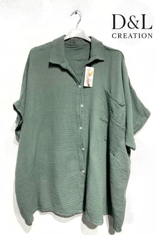 Chemises & blouses Femme Chocolat D&L CREATION RX9972 Efashion Paris