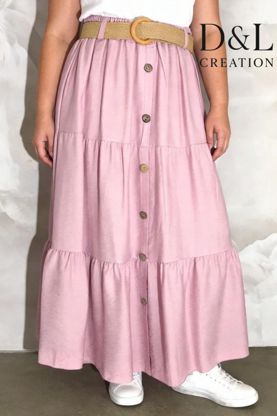 Jupes Femme Kaki D&L CREATION SH25150 Efashion Paris