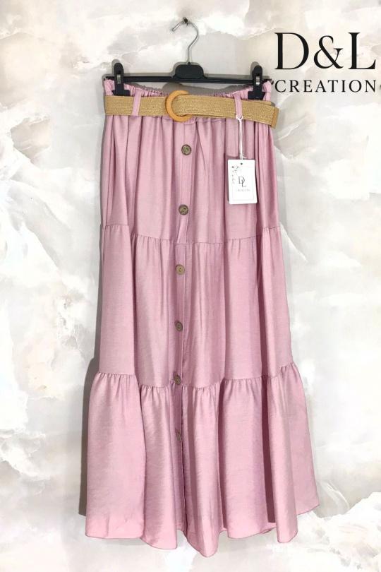 Jupes Femme Kaki D&L CREATION SH25150 Efashion Paris