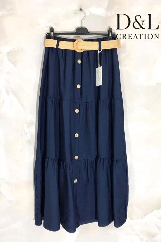 Jupes Femme Kaki D&L CREATION SH25150 Efashion Paris