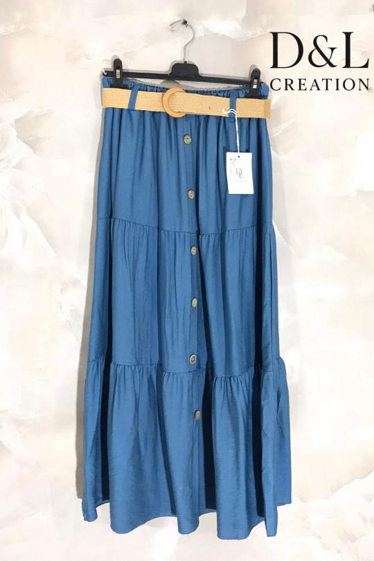 Jupes Femme Kaki D&L CREATION SH25150 Efashion Paris