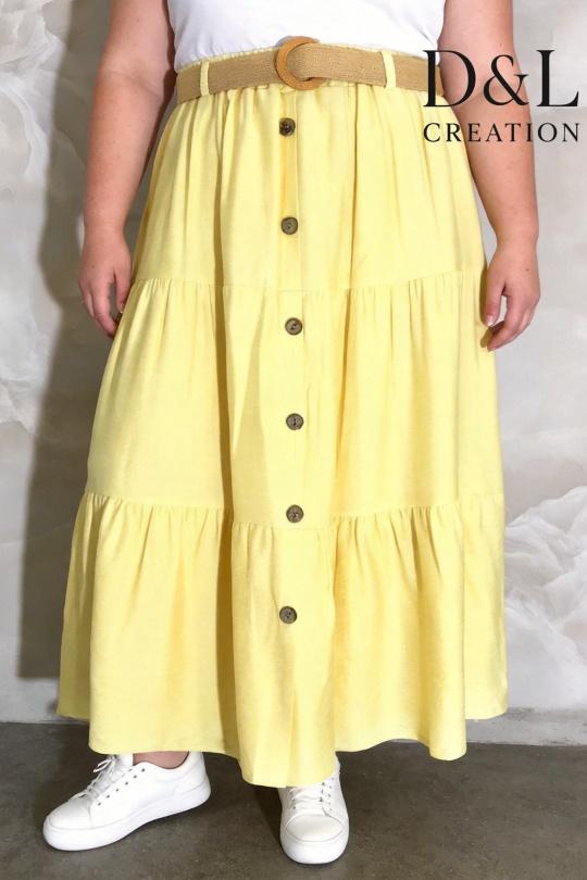 Jupes Femme Kaki D&L CREATION SH25150 Efashion Paris