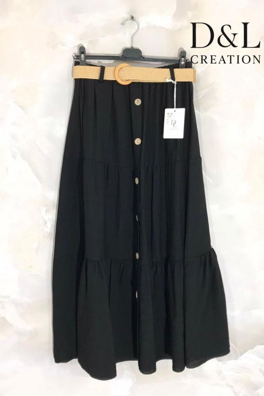 Jupes Femme Kaki D&L CREATION SH25150 Efashion Paris