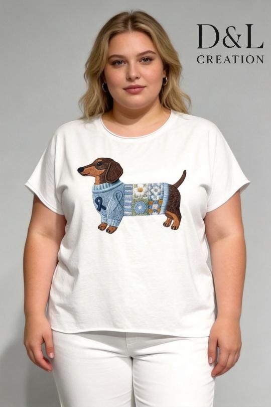 T-shirts Femme FUCHSIA D&L CREATION SY24153 Efashion Paris