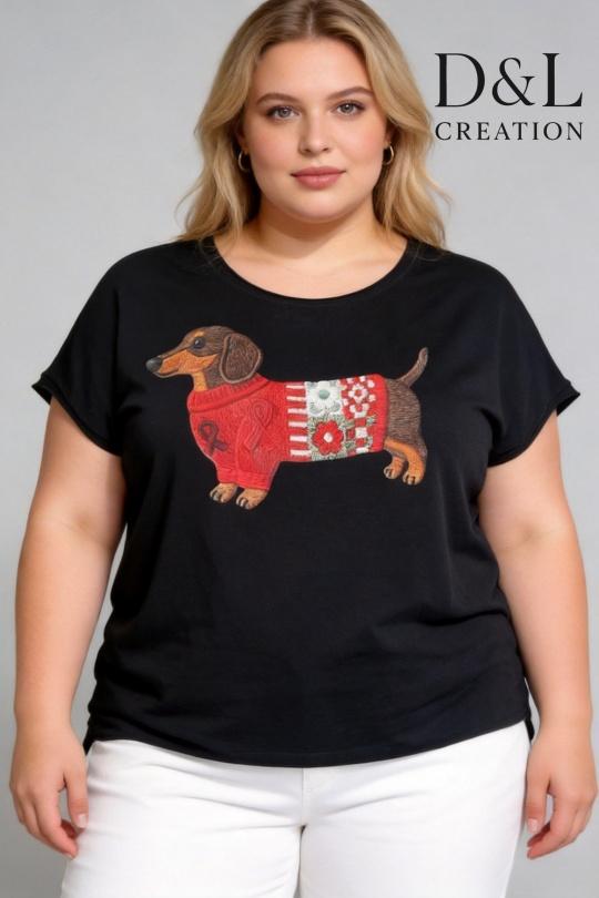 T-shirts Femme FUCHSIA D&L CREATION SY24153 Efashion Paris