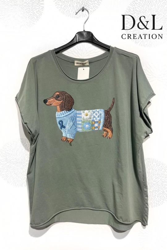 T-shirts Femme FUCHSIA D&L CREATION SY24153 Efashion Paris