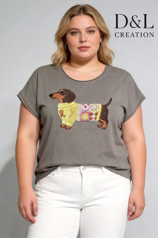 T-shirts Femme FUCHSIA D&L CREATION SY24153 Efashion Paris