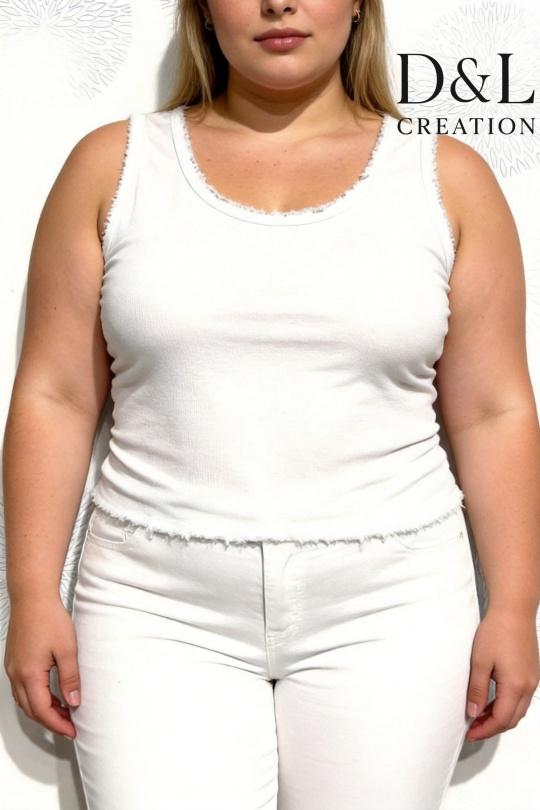 Débardeurs Femme Rose D&L CREATION SY25139 Efashion Paris