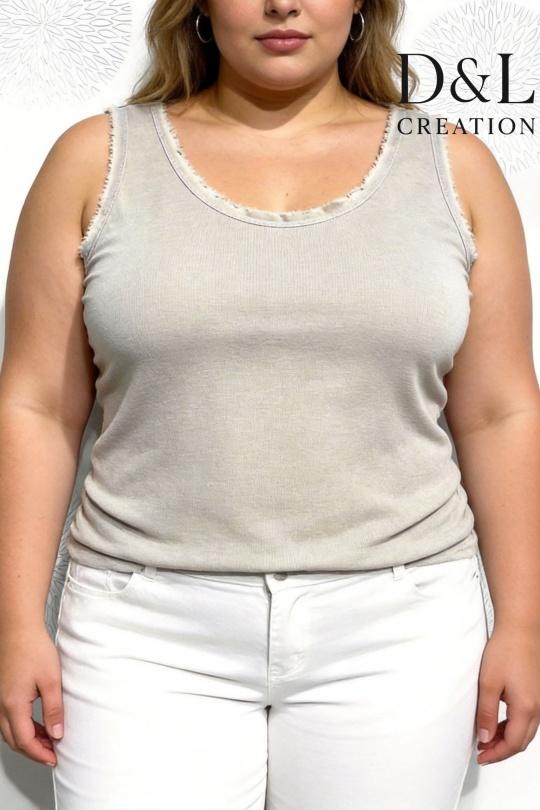 Débardeurs Femme Rose D&L CREATION SY25139 Efashion Paris