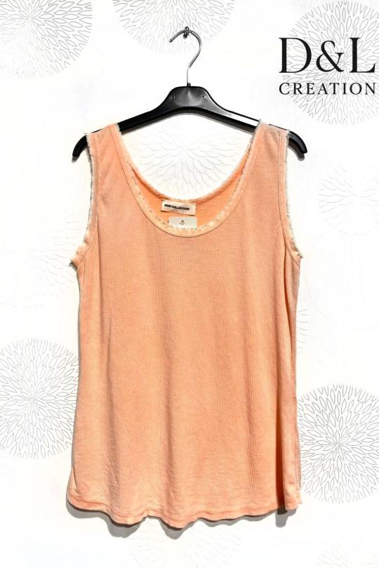 Débardeurs Femme Rose D&L CREATION SY25139 Efashion Paris