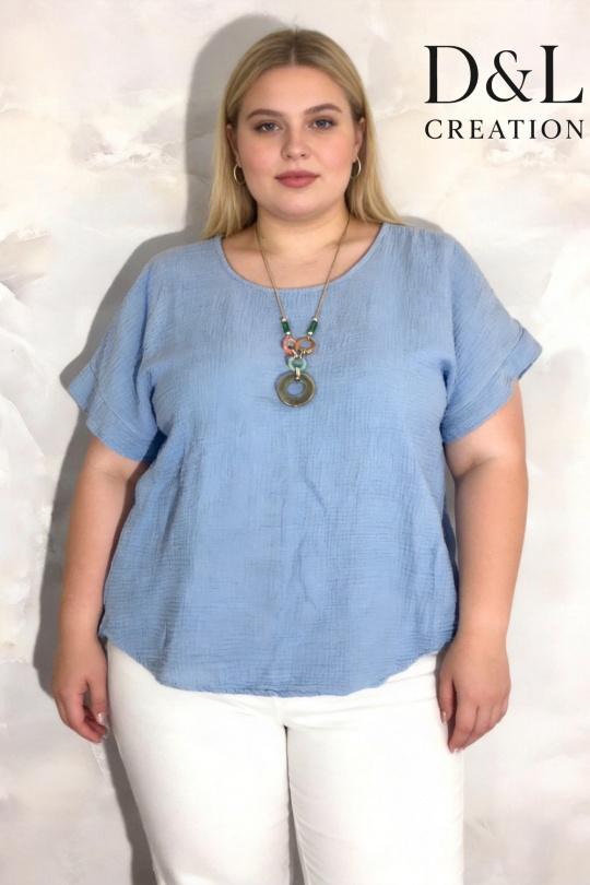 Chemises & blouses Femme Noir D&L CREATION YLS2580 Efashion Paris