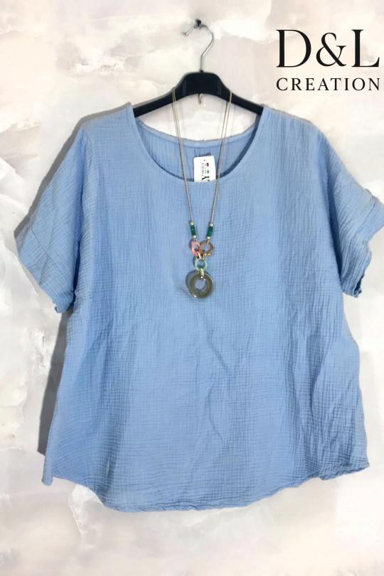 Chemises & blouses Femme Noir D&L CREATION YLS2580 Efashion Paris