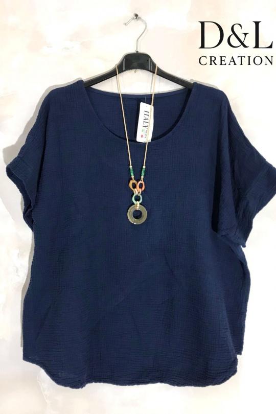 Chemises & blouses Femme Noir D&L CREATION YLS2580 Efashion Paris