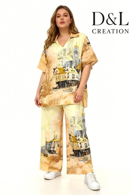 Ensembles Femme Jaune D&L CREATION JQL92762 Efashion Paris