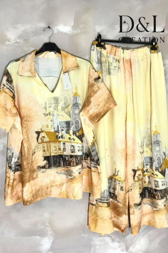 Ensembles Femme Jaune D&L CREATION JQL92762 Efashion Paris