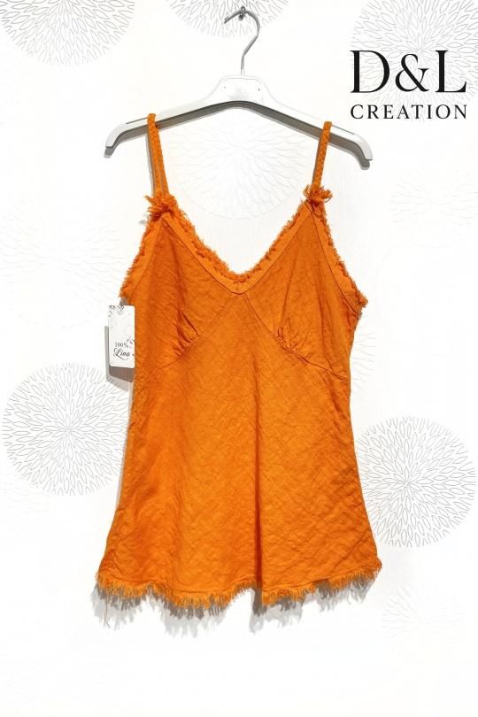 Tops Femme Blanc D&L CREATION L25608 Efashion Paris