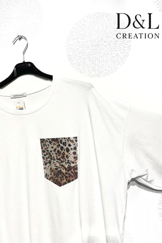 T-shirts Femme Gris D&L CREATION MC25250 Efashion Paris