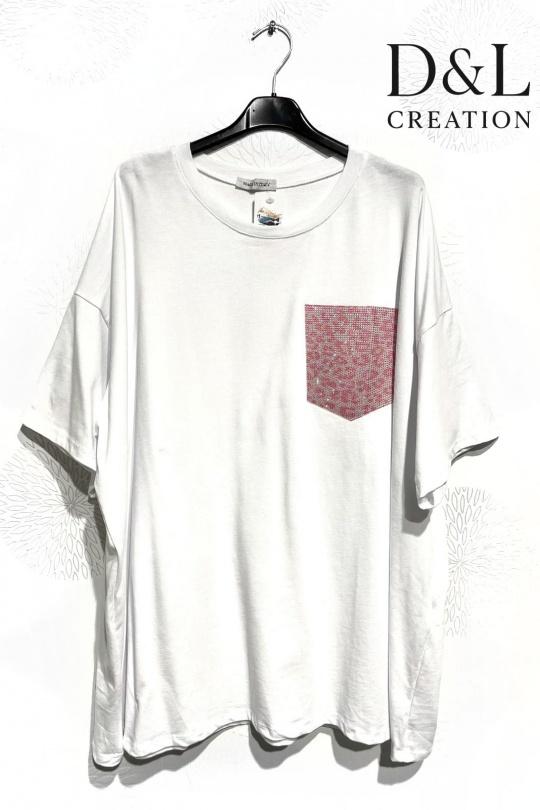 T-shirts Femme Gris D&L CREATION MC25250 Efashion Paris