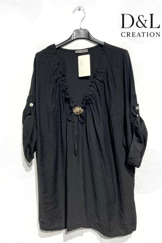 Tuniques Femme Kaki D&L CREATION ML26122 Efashion Paris