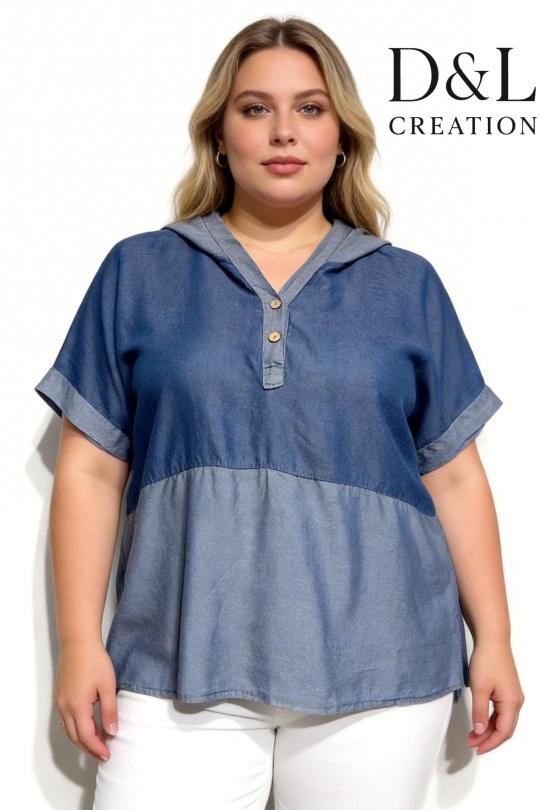 Tuniques Femme Marine D&L CREATION WR262921 Efashion Paris