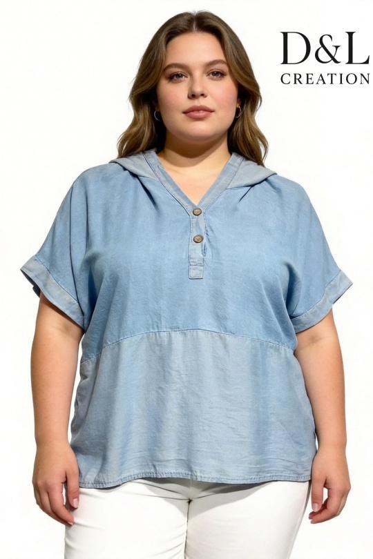 Tuniques Femme Marine D&L CREATION WR262921 Efashion Paris