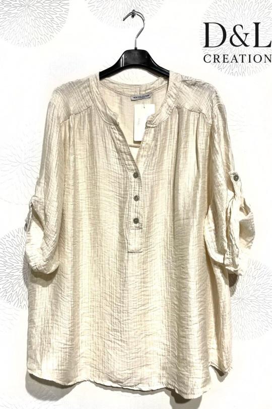 Tuniques Femme Kaki D&L CREATION ML26136 Efashion Paris