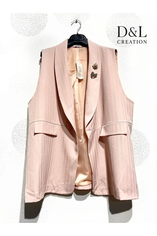 Vestes Femme Beige D&L CREATION ML345639 Efashion Paris