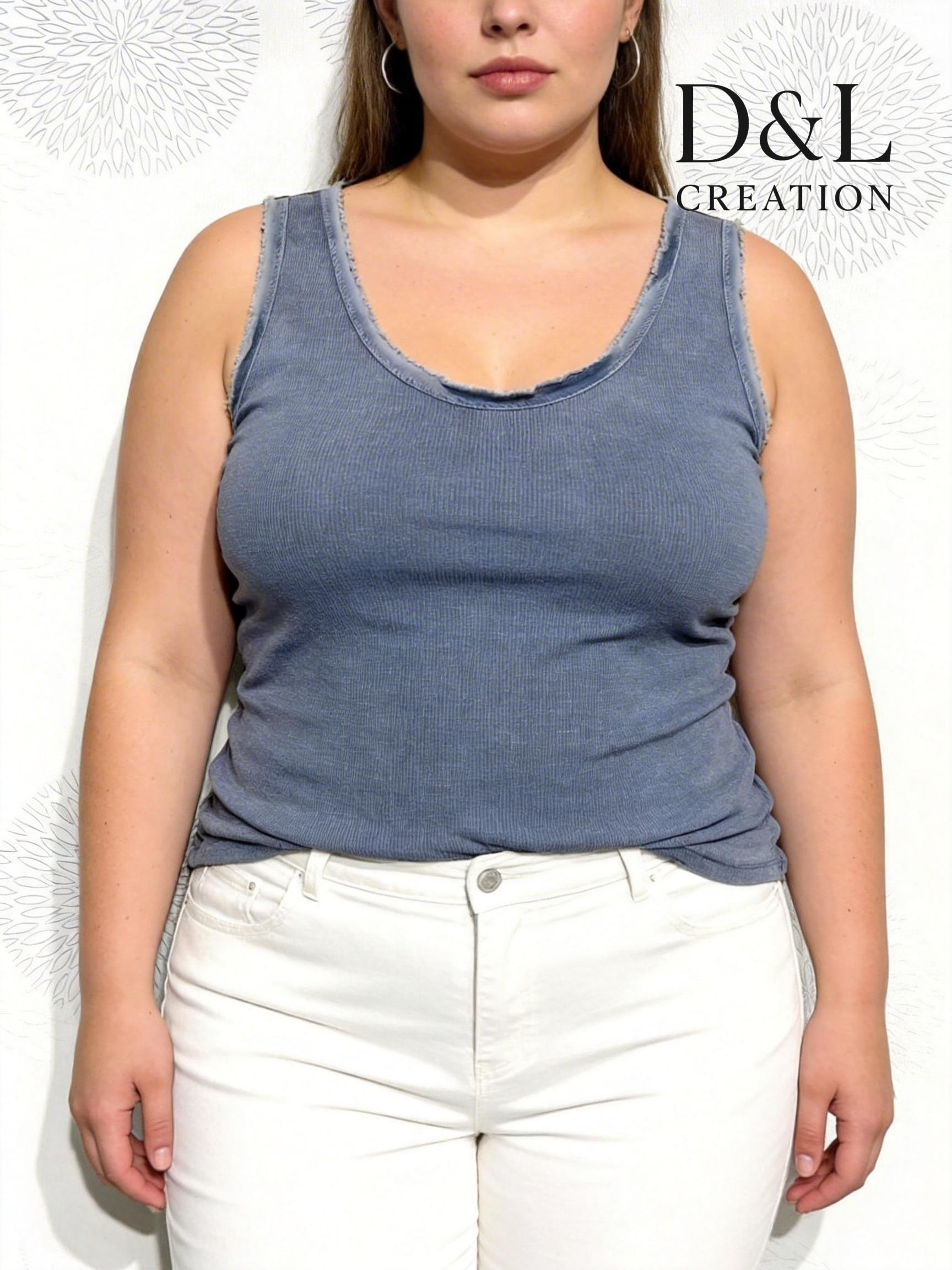 Débardeurs Femme Rose D&L CREATION SY25139 #c Efashion Paris