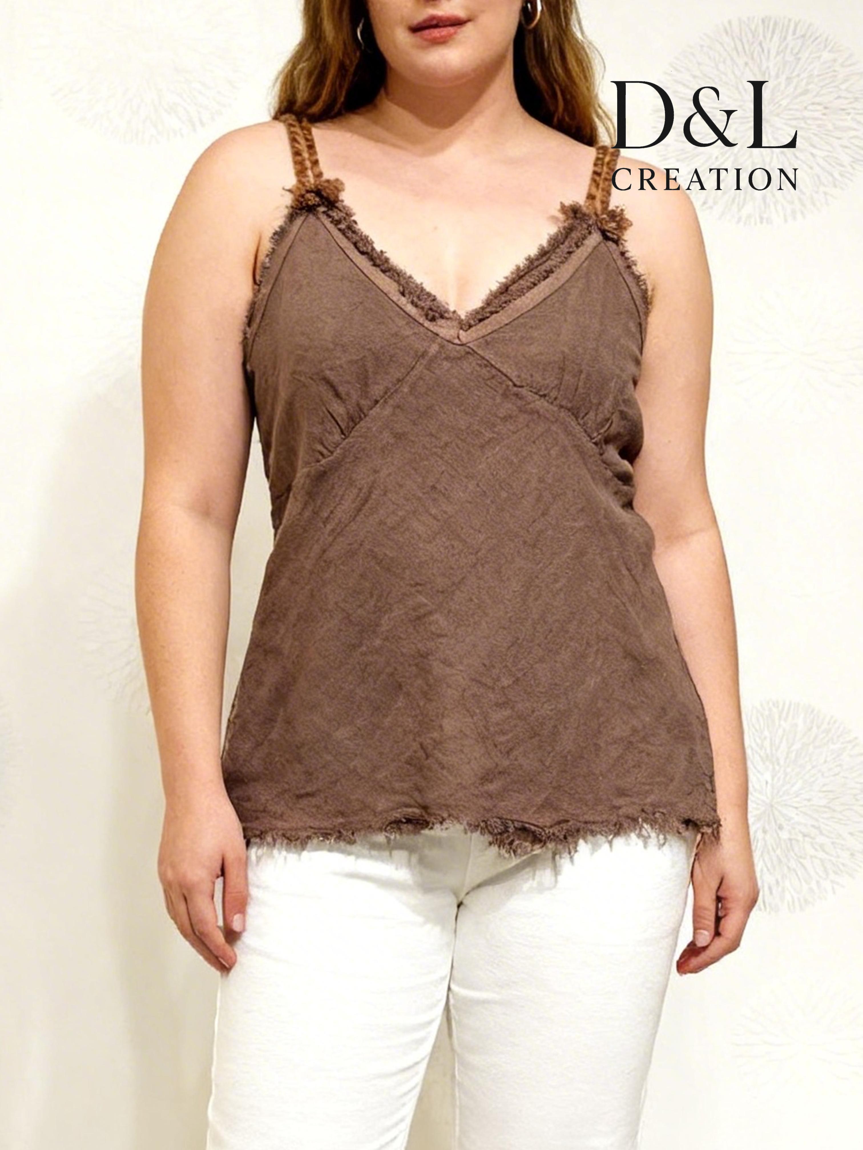 Tops Femme Blanc D&L CREATION L25608 #c Efashion Paris