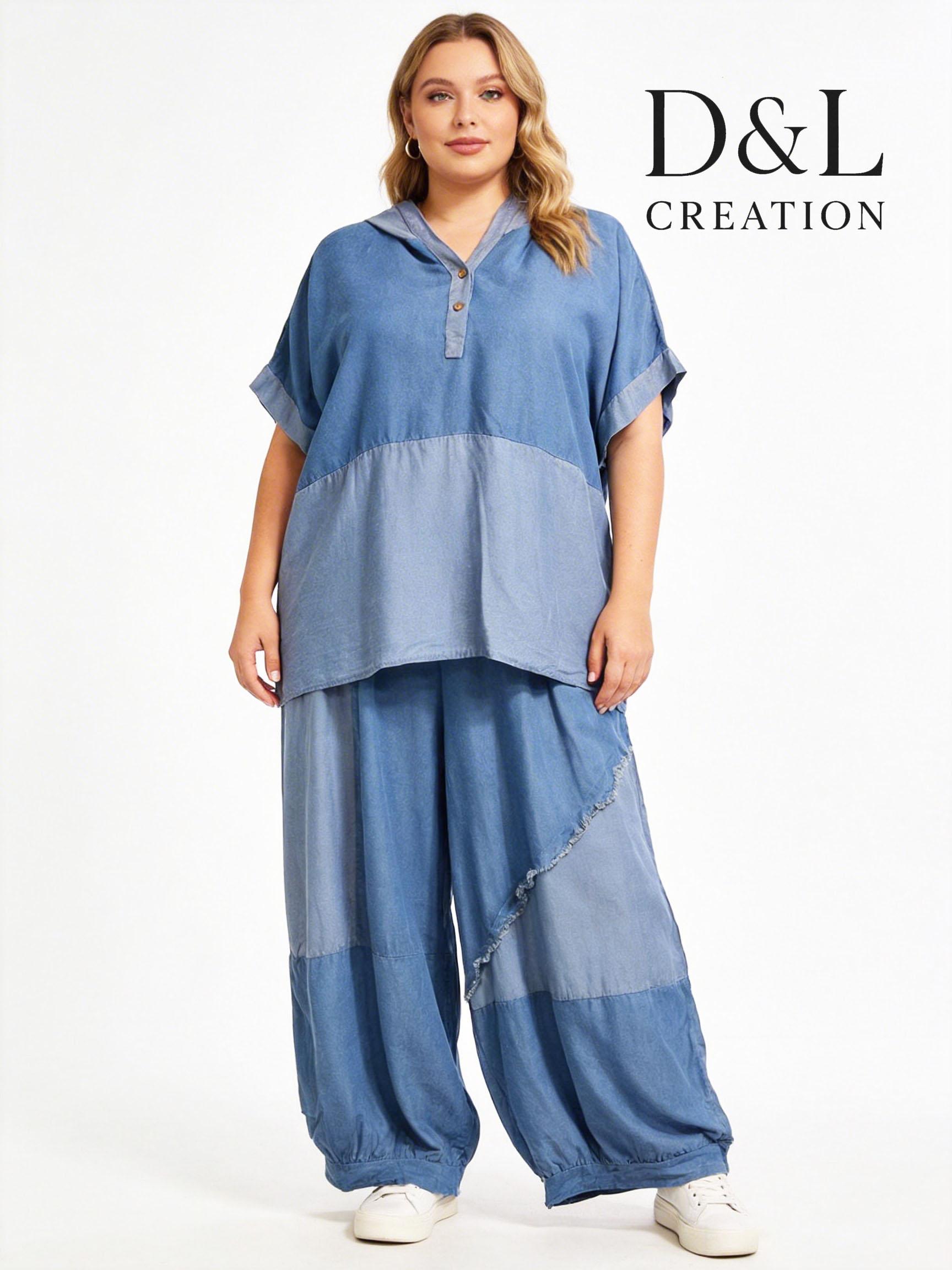 Tuniques Femme Marine D&L CREATION WR262921 #c Efashion Paris