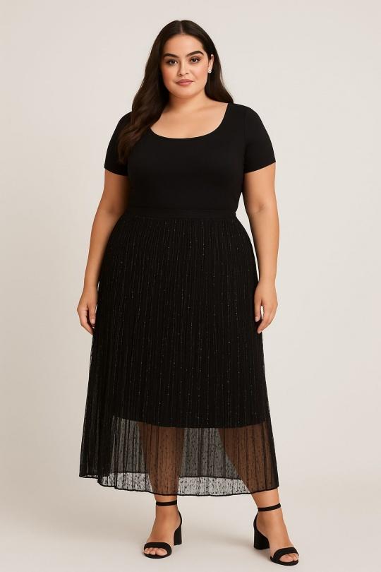 Jupes Femme Noir SEE MODERN JUPE SISI Efashion Paris