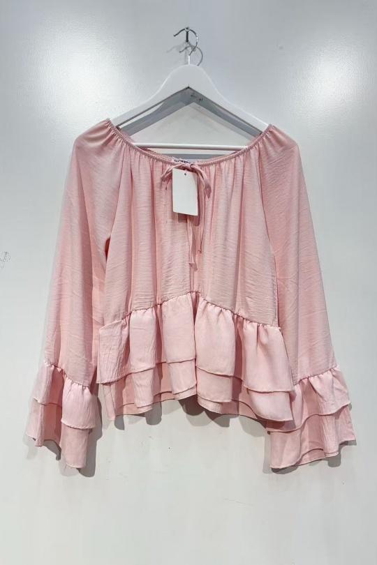 Tops Femme Rose SEE MODERN BLOUSE VALENTINE Efashion Paris