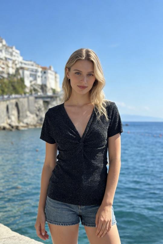 Tops Femme Beige D&Z FASHION DZ-8722 Efashion Paris