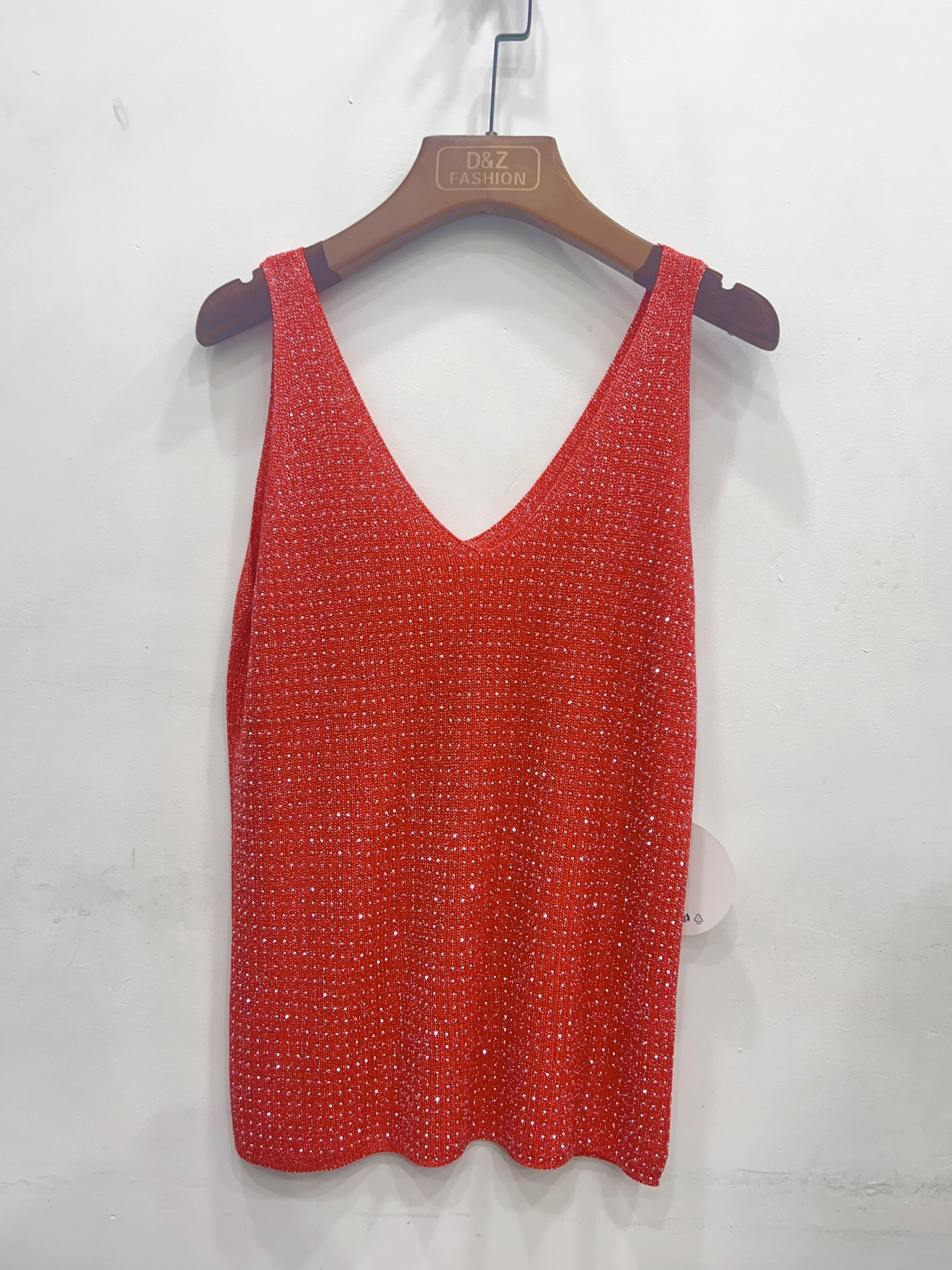 Vests Women Red D&Z FASHION 8906 #c Efashion Paris