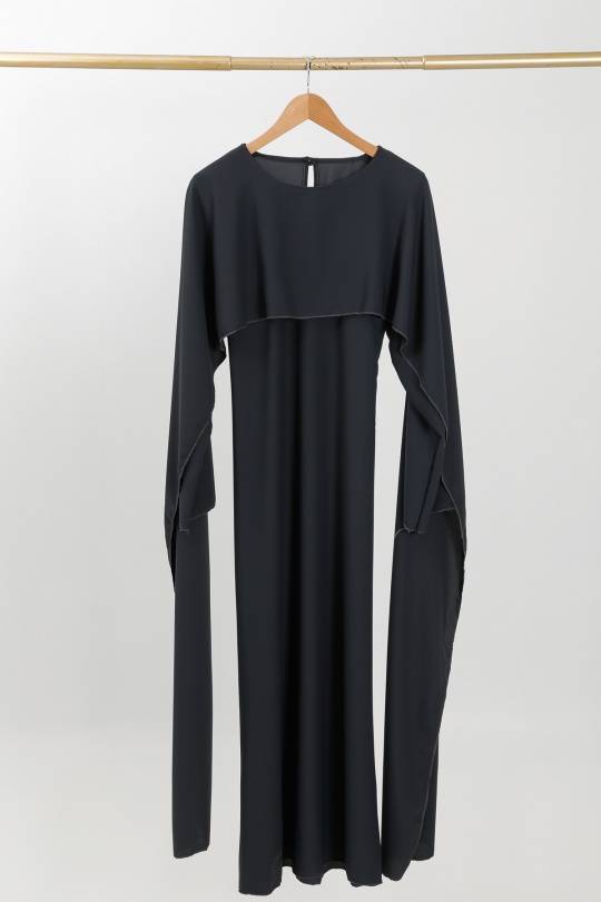 Abaya Femme Marron Y. LONG 2602 Efashion Paris